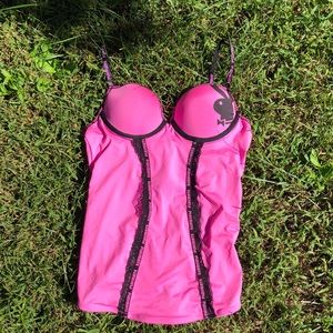 PLAYBOY BUSTIER TOP